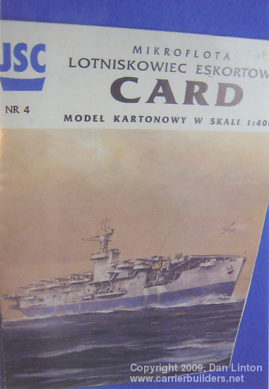 High quality U.S 1:300 scale MODELARZ version of the Essex 3D Paper Model Kit