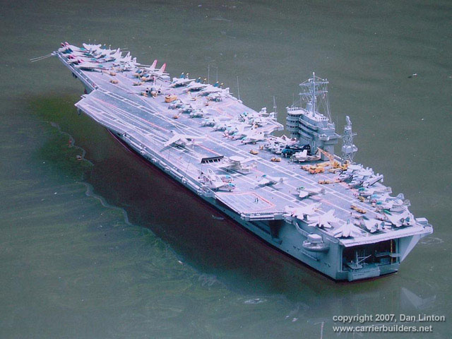 Vinyl Roll Coastal Kits 1:144 Scale USS Nimitz CVN-68 Deck